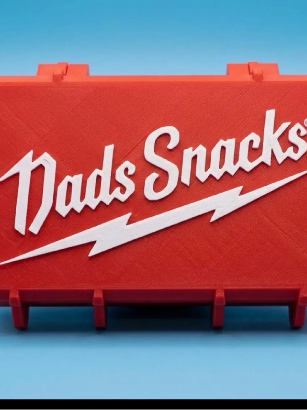 3D Printed Dad Snack Box Portable Snack Storage Case